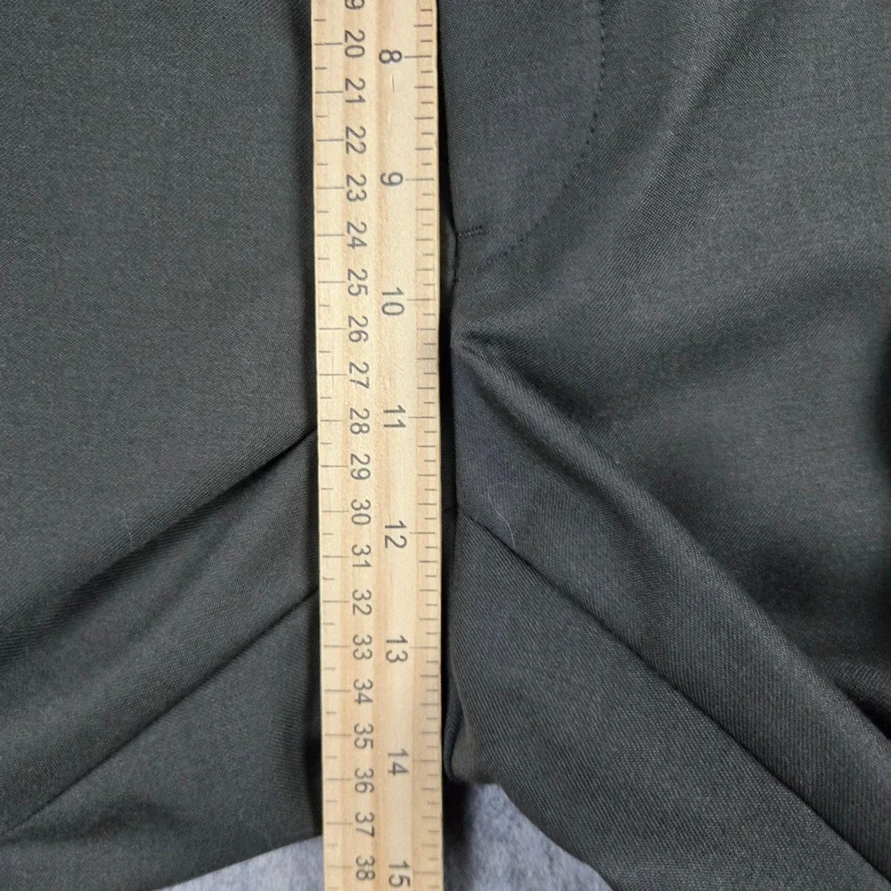 Vintage Brooks Brothers Dress Pants Mens 37 Green Wool Pleated Cuffed USA New